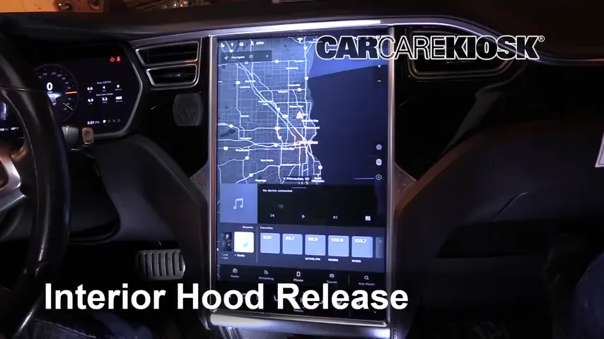 2014 Tesla S Electric Hood